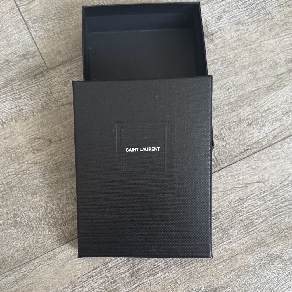 Saint Laurent Sleek Black Storage Box